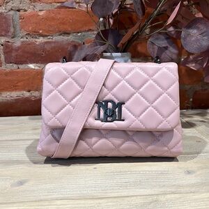 NWT BADGLEY MISCHKA Quilted Crossbody Messenger Bag